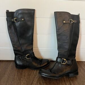 Naturalized Black Riding Boot